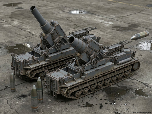 1:700, 1:350 German super heavy tanks set,  P1000 Ratte und P1500 landkreuzer, E100, Maus, Karl Gerät, Krupp Räumer S, V2