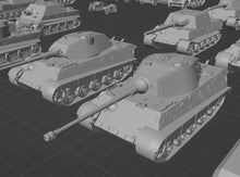 Load image into Gallery viewer, 1:700, 1:350 German heavy tank kit, Tiger tank, King Tiger tank, Jadgtiger, Elephant, Tiger P, Sturmtiger, VK4501, Bergepanzer Tiger P
