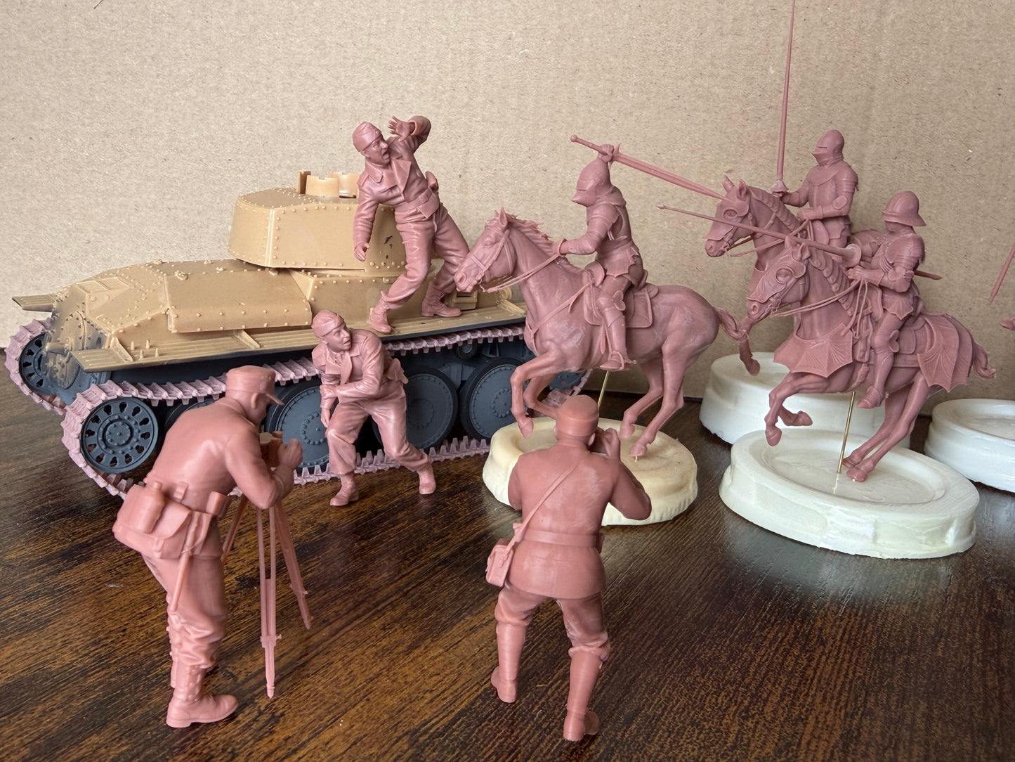 1:35 Knights, medieval Knight, Ritter, mittelalterlicher Ritter, Gambeson, Chainmail, Brigandine, Plate Armor, Cuirass, Gothic armor