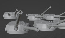 Load image into Gallery viewer, 1:700 IJN 14 inch gun turret, 356mm turret, Kongo turret, Fuso turret, 3D printed, battleship, WWI, WWII
