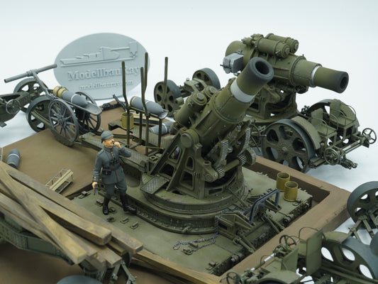 1:35 Skoda M.11 siege howitzer model, 3D printed kit, siege gun, base transporter, barrel transporter, accessories, Skoda M.11-Mörser