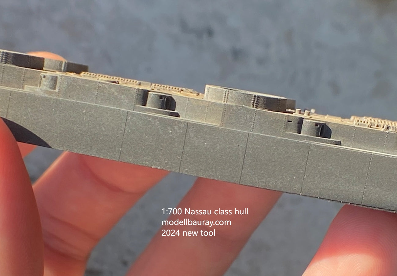 1:700 SMS Nassau, German battleship, WWI, resin, 3D printed kit, Waterline, Full Hull