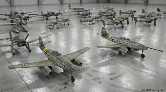 1:700 Luftwaffe plane model, German Plane model, Luftwaffe, Bf109, Fw190, Ju87, Ju52, Bf110, Me262, He111, fighter, bomber, dive bomber