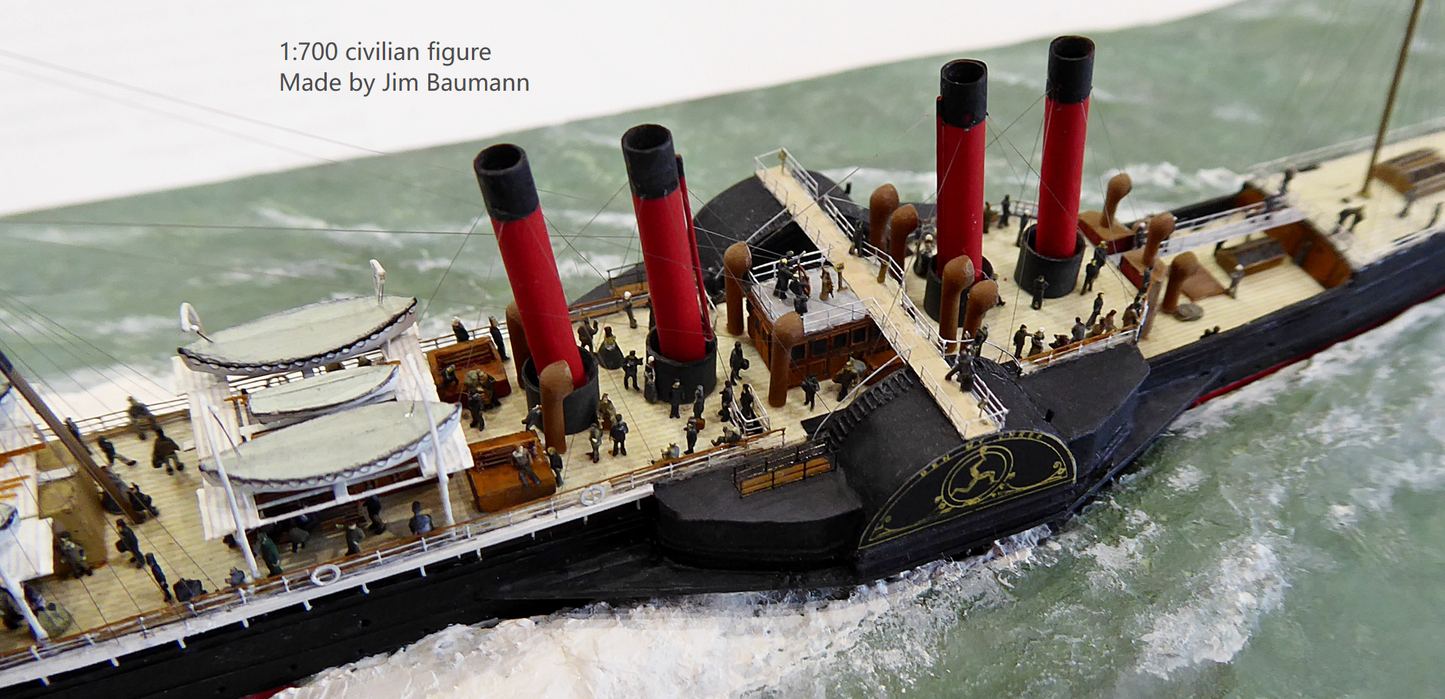 1:700, 1:350, 1:200 Figuren, universal naval figure, civilian and army figure, Pilot figure, 1:700 figure, 3D printed kit, Bausatz, airfields, aircraft carrier