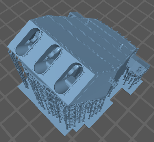 1:350 USN 18 inch turrets, 18 inch tripple turret, 18 inch twin turret, US navy