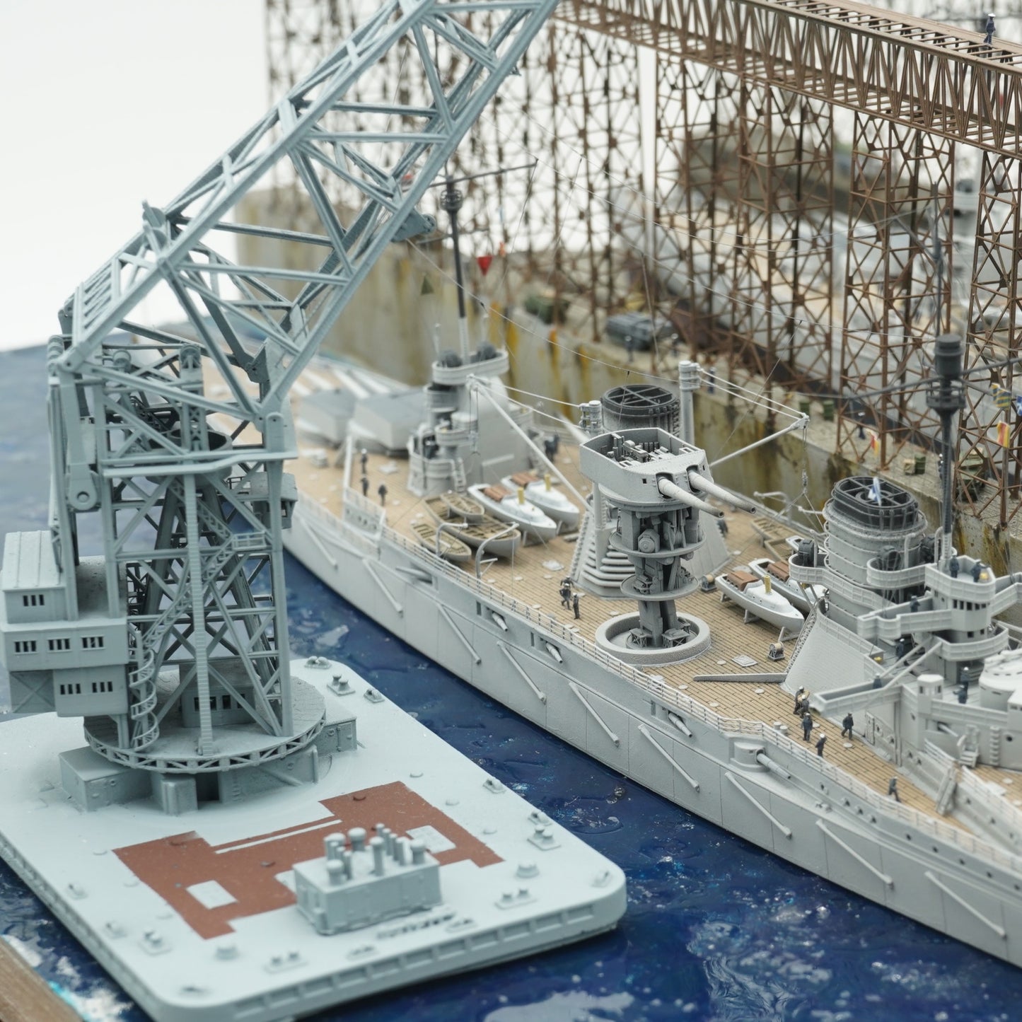 1:700 German Battlecruiser SMS Seydlitz, Full Hull, WaterLine, 3d printed, resin model, SMS Seydlitz model