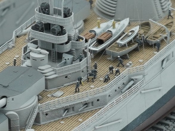 1:700 German Battlecruiser SMS Seydlitz, Full Hull, WaterLine, 3d printed, resin model, SMS Seydlitz model