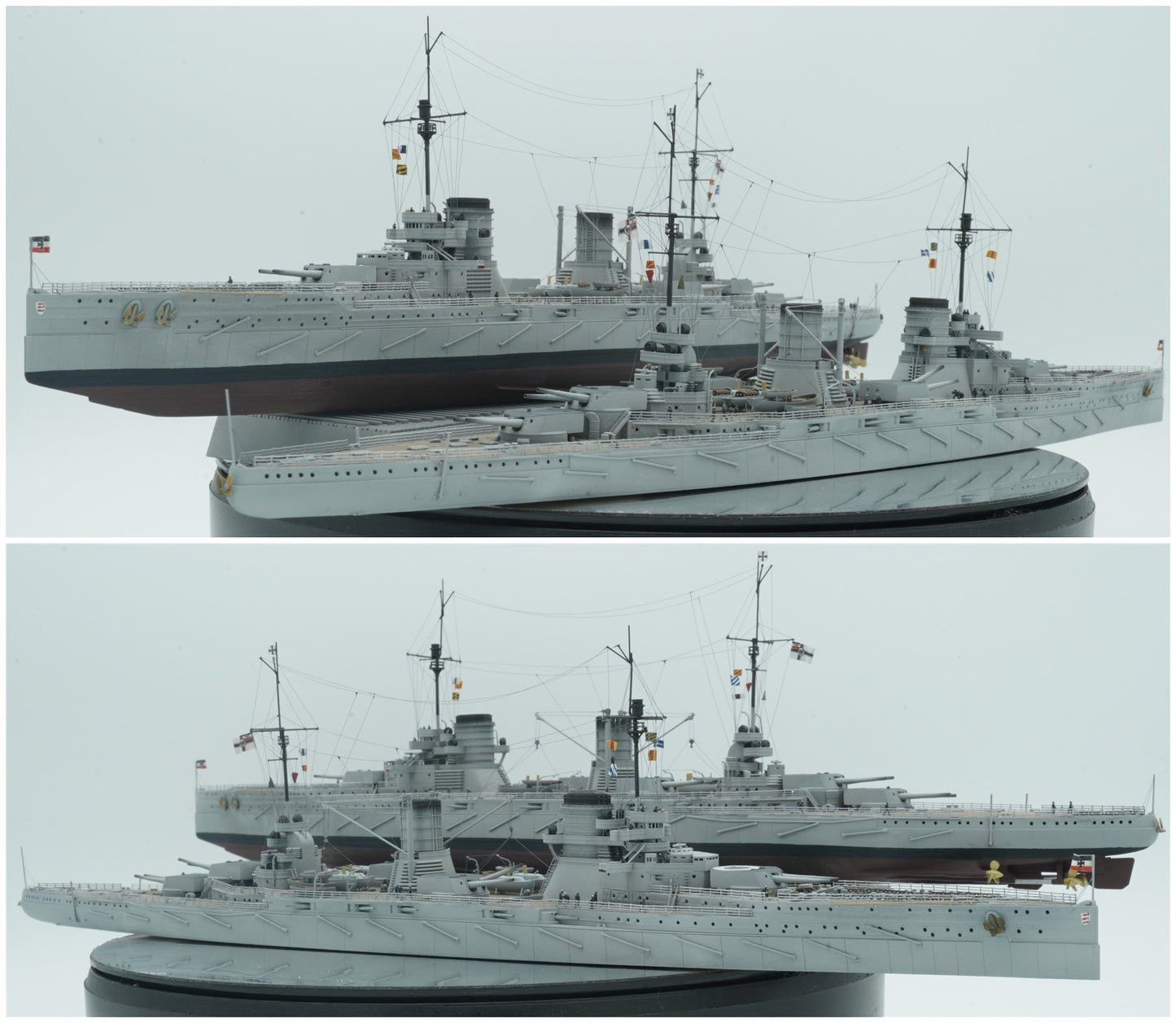 1:700 German Battlecruiser SMS Seydlitz, Full Hull, WaterLine, 3d printed, resin model, SMS Seydlitz model