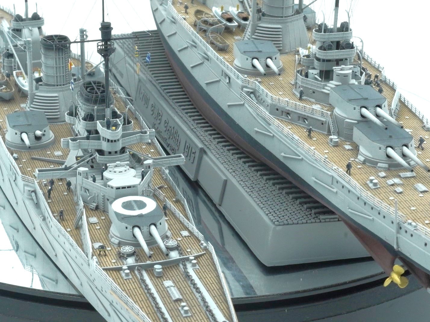 1:700 German Battlecruiser SMS Seydlitz, Full Hull, WaterLine, 3d printed, resin model, SMS Seydlitz model