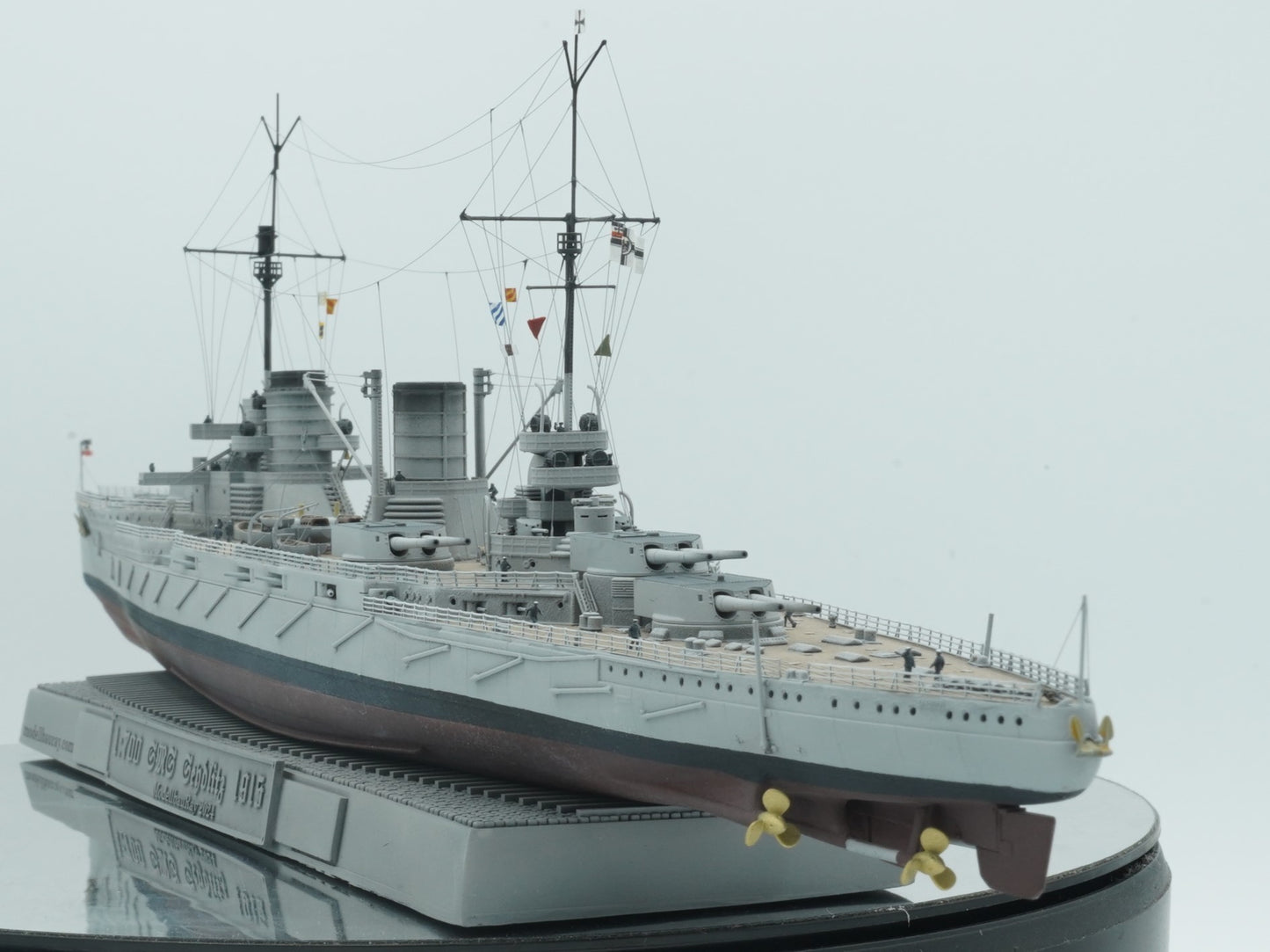 1:700 German Battlecruiser SMS Seydlitz, Full Hull, WaterLine, 3d printed, resin model, SMS Seydlitz model