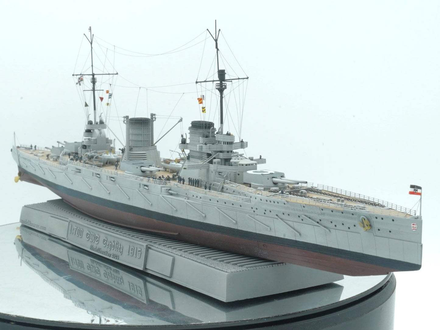 1:700 German Battlecruiser SMS Seydlitz, Full Hull, WaterLine, 3d printed, resin model, SMS Seydlitz model