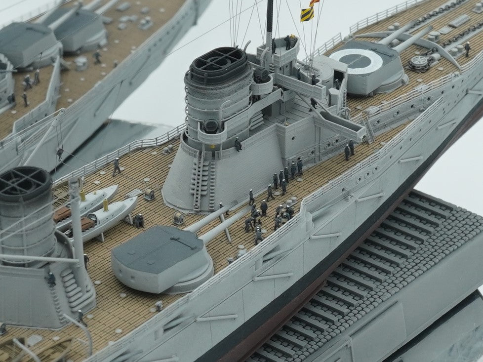 1:700 German Battlecruiser SMS Seydlitz, Full Hull, WaterLine, 3d printed, resin model, SMS Seydlitz model