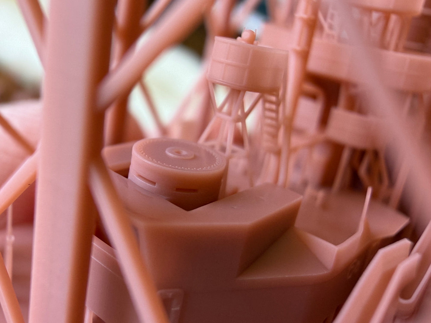 1:700 German Battleship SMS Ostfriesland, Helgoland class, 3d printed, resin model, waterline, full hull model