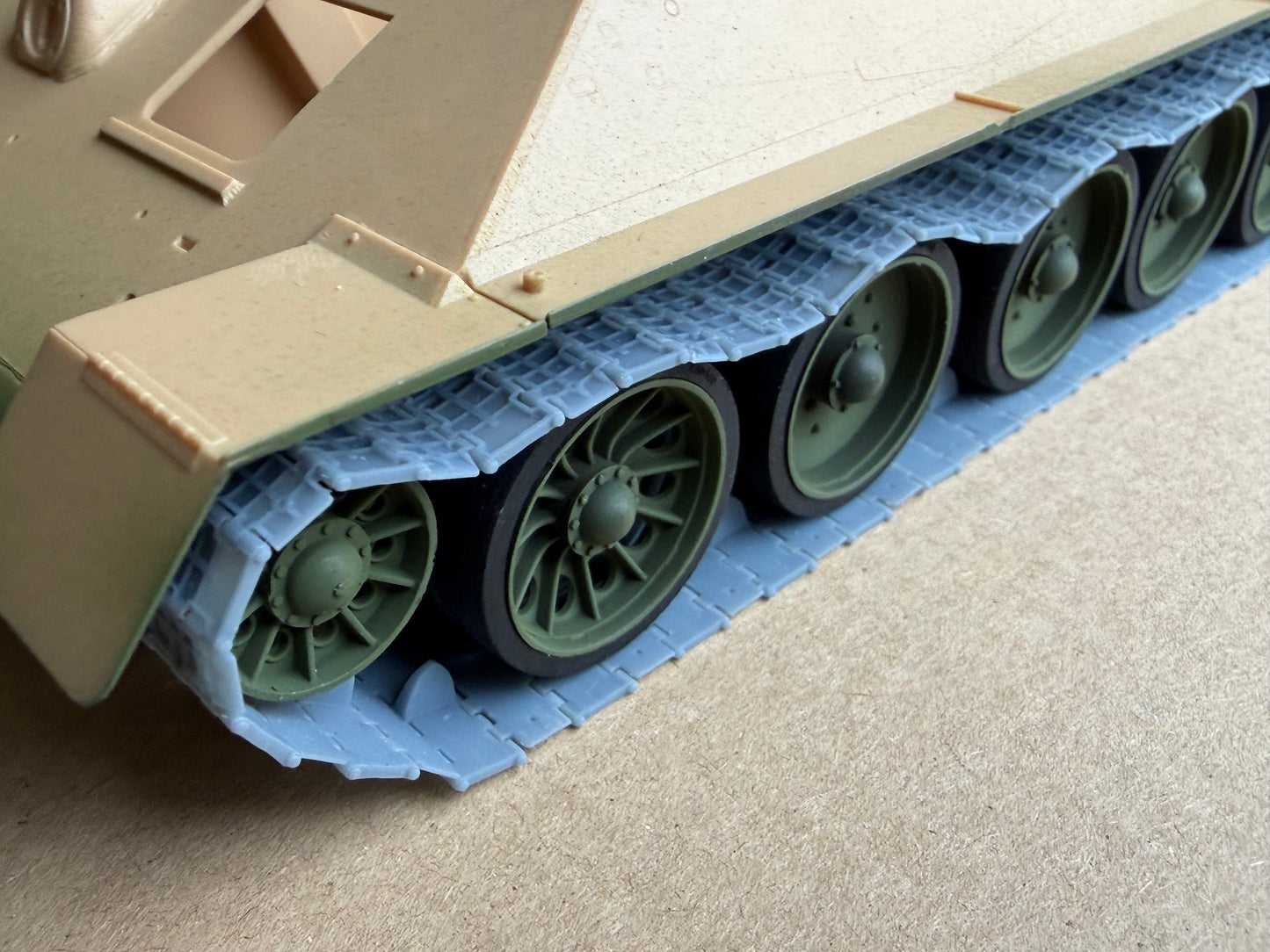 1:35 T34 tank workable tracks, for UDSSR T34-76, T34-85, 3D printed