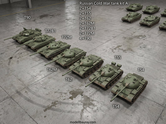 1:700 1:350 Russian postwar tanks and vehicles, cold war, T54, T55, T62, T72, T64, T80, T90, BMP1, BMP, BTR80, IS3, IS7, IS4, T10