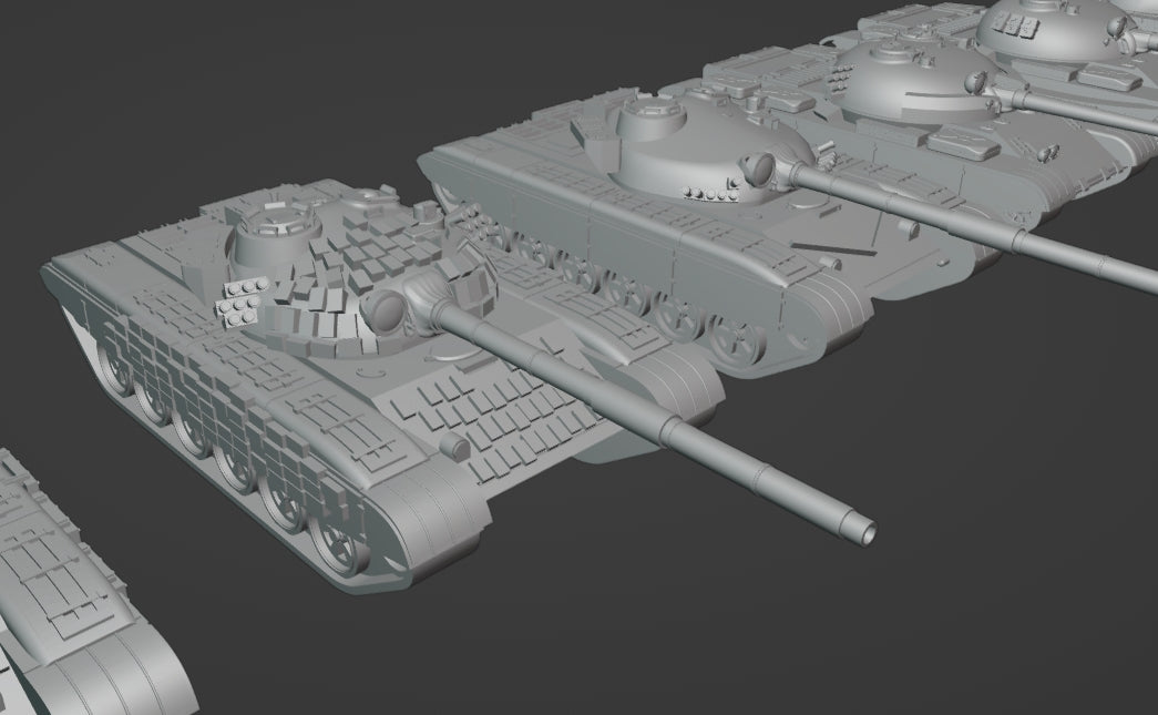 1:700 1:350 Russian postwar tanks and vehicles, cold war, T54, T55, T62, T72, T64, T80, T90, BMP1, BMP, BTR80,