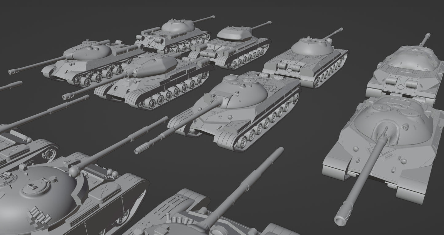 1:700 1:350 Russian postwar tanks and vehicles, cold war, T54, T55, T62, T72, T64, T80, T90, BMP1, BMP, BTR80, IS3, IS7, IS4, T10
