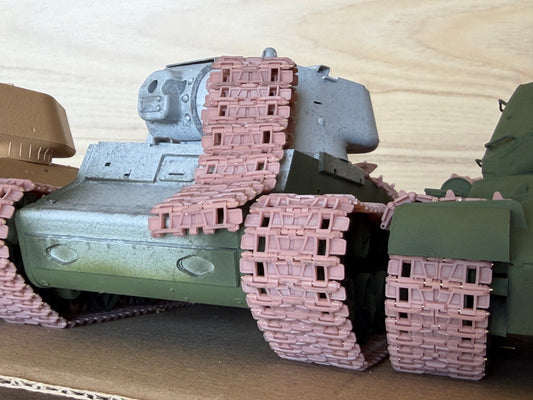 1:35 Russian heavy tank workable tracks, KV1, IS3, IS2, KV85, IS1, 3D printed