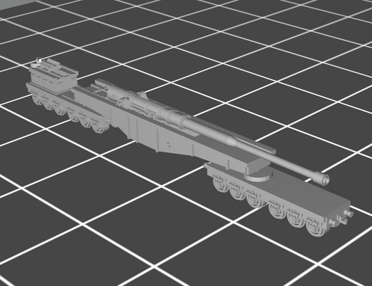 1:350 Train kit, train, Schwerer Gustav Railway Gun, K5 railway gun, train, BR86, shipyard train