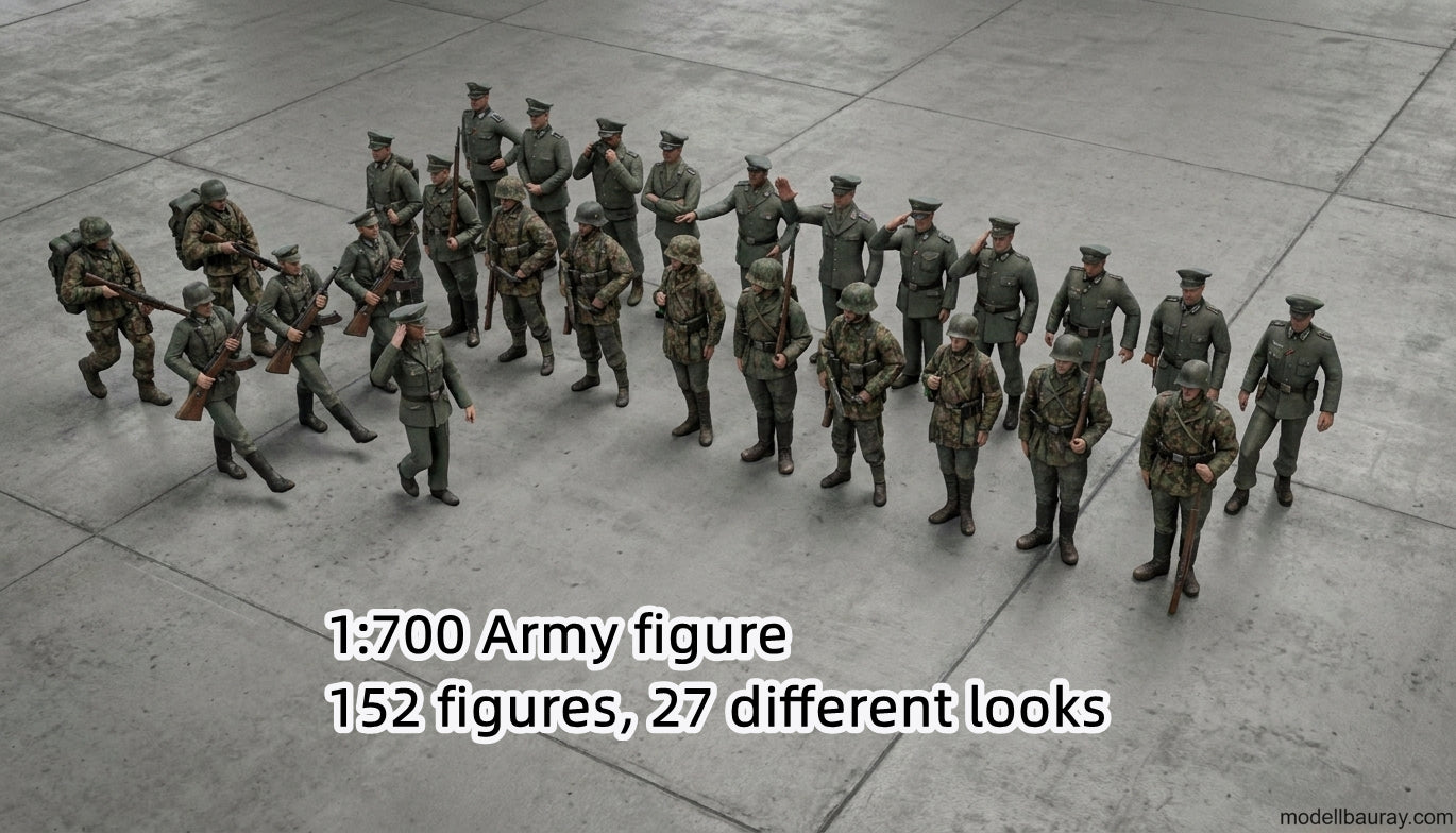 1:700, 1:350, 1:200 Figuren, universal naval figure, civilian and army figure, Pilot figure, 1:700 figure, 3D printed kit, Bausatz, airfields, aircraft carrier
