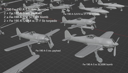 1:700 Luftwaffe plane model, German Plane model, Luftwaffe, Bf109, Fw190, Ju87, Ju52, Bf110, Me262, He111, fighter, bomber, dive bomber