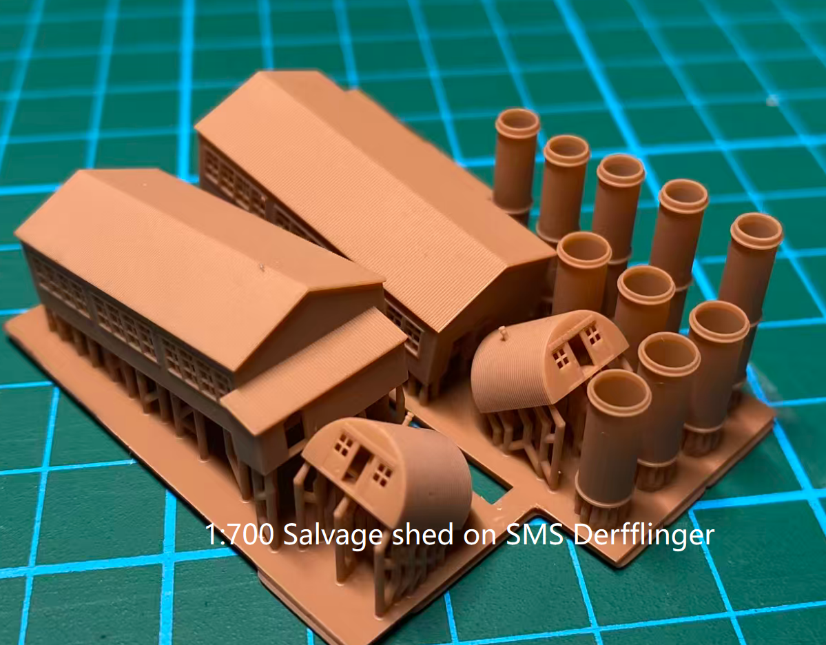 1:700 Admiralty Floating Docks AFD 4, AFD4, Medway Dock, floating dock, 3d printed model