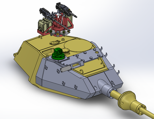 1:35 King Tiger MBT project, add-on armor v2022, What if