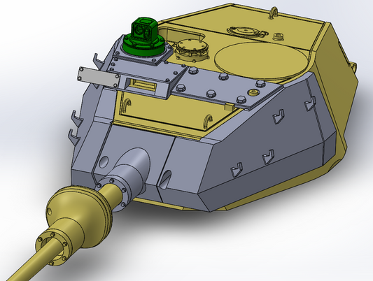 1:35 King Tiger MBT project, add-on armor v2022, What if