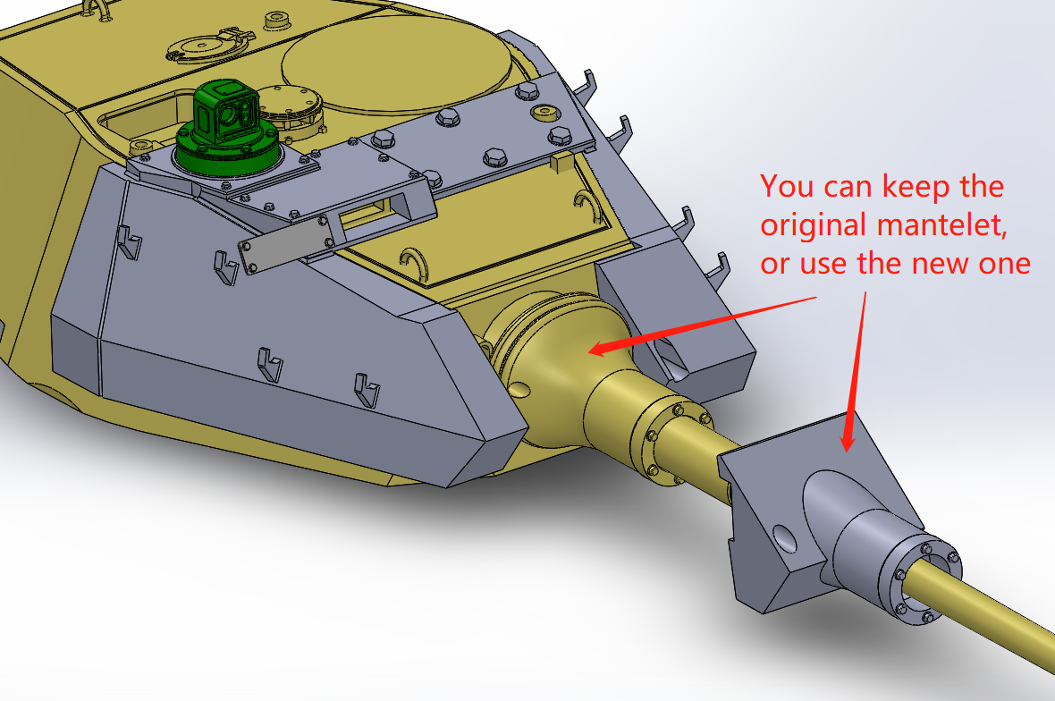 1:35 King Tiger MBT project, add-on armor v2022, What if