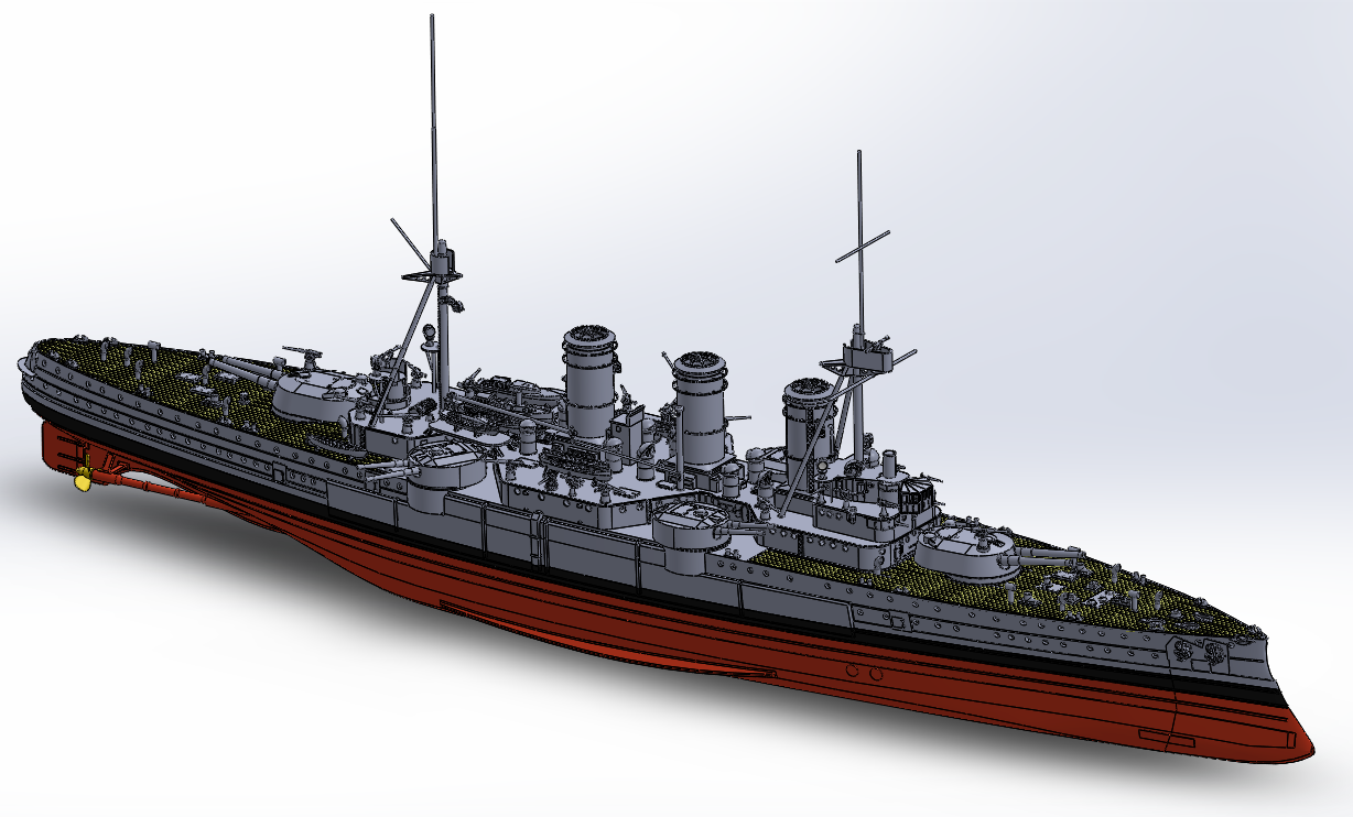 1:700 Greek cruiser Georgios Averoff, 1914, 1943, RHN Georgios Averof, Hellenic Navy, Γεώργιος Αβέρωφ θωρακισμένο καταδρομικό, Georgios Averoff