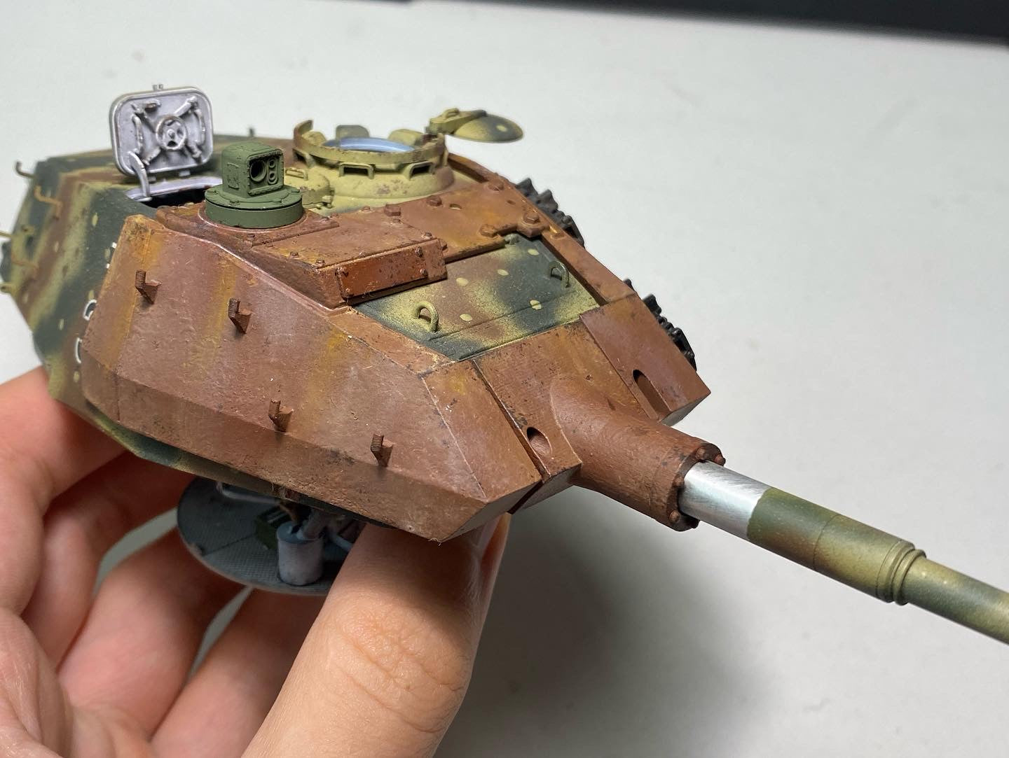 1:35 King Tiger MBT project, add-on armor v2022, What if