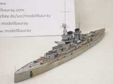 Load image into Gallery viewer, 1:700 SMS Mackensen, german battlecruiser, WWI, resin, 3D printed kit, Full hull, waterline, bayern class gun house
