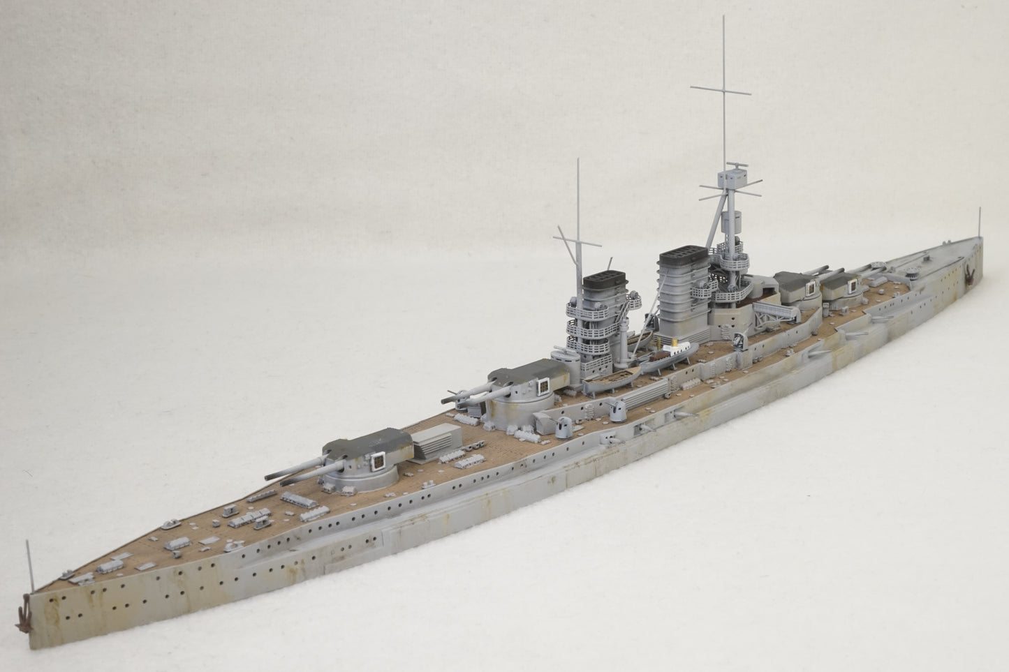 1:700 SMS Mackensen, german battlecruiser, WWI, resin, 3D printed kit, Full hull, waterline, bayern class gun house