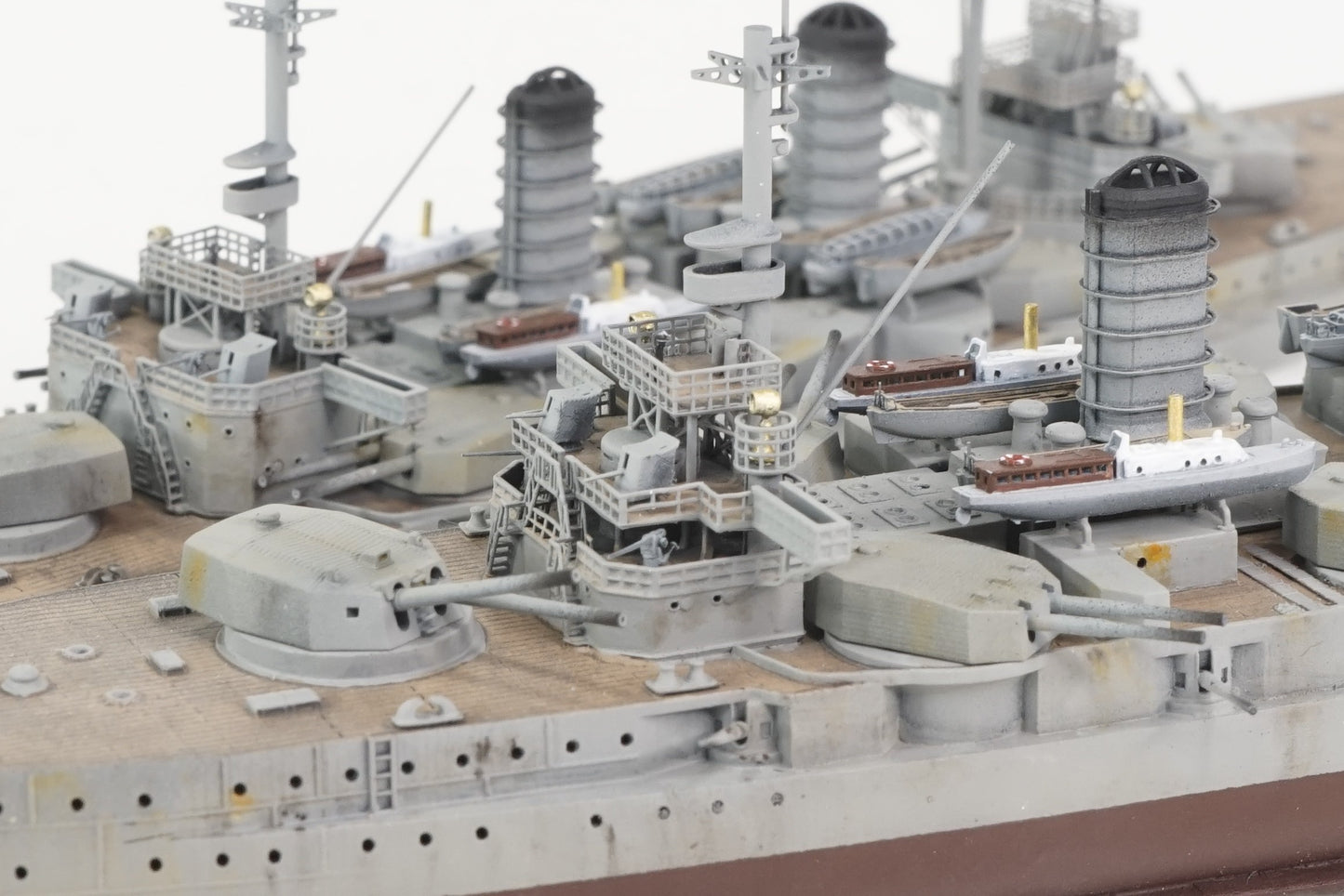 1:700 IJN Satsuma-Aki, pre-dreadnought battleship, resin, 3D printed kit, waterline, full hull