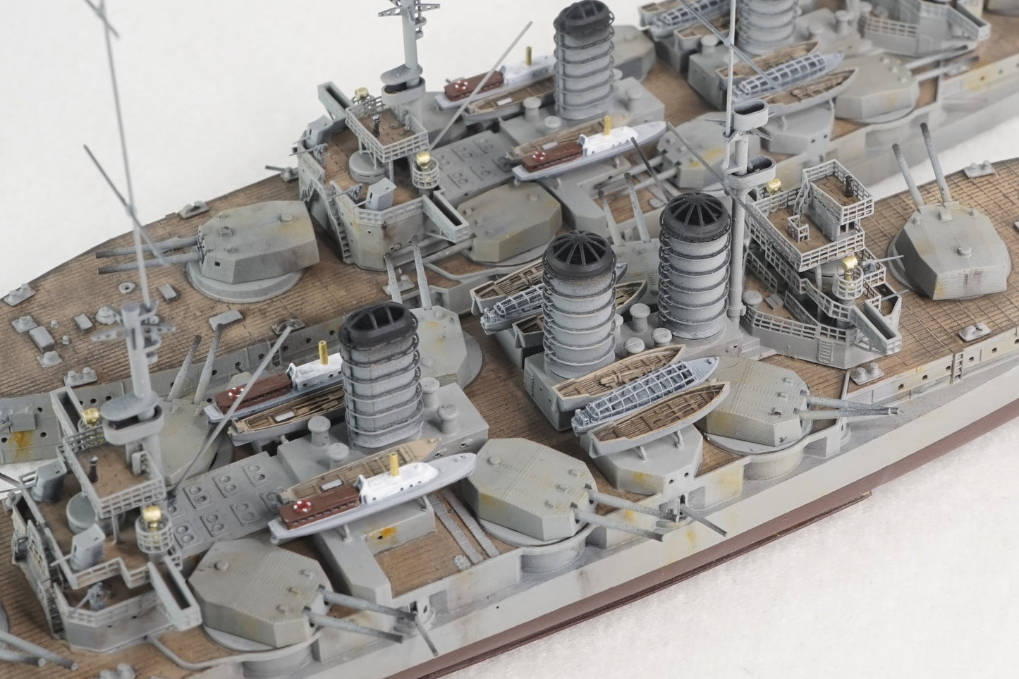 1:700 IJN Satsuma-Aki, pre-dreadnought battleship, resin, 3D printed kit, waterline, full hull