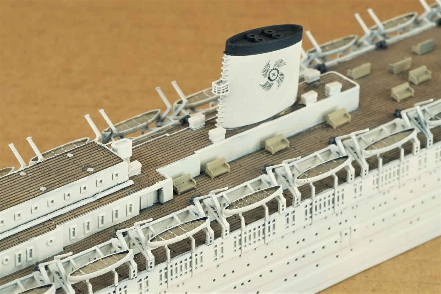 1:700 Wilhelm Gustloff, resin, 3D printed kit, Waterline, Full Hull