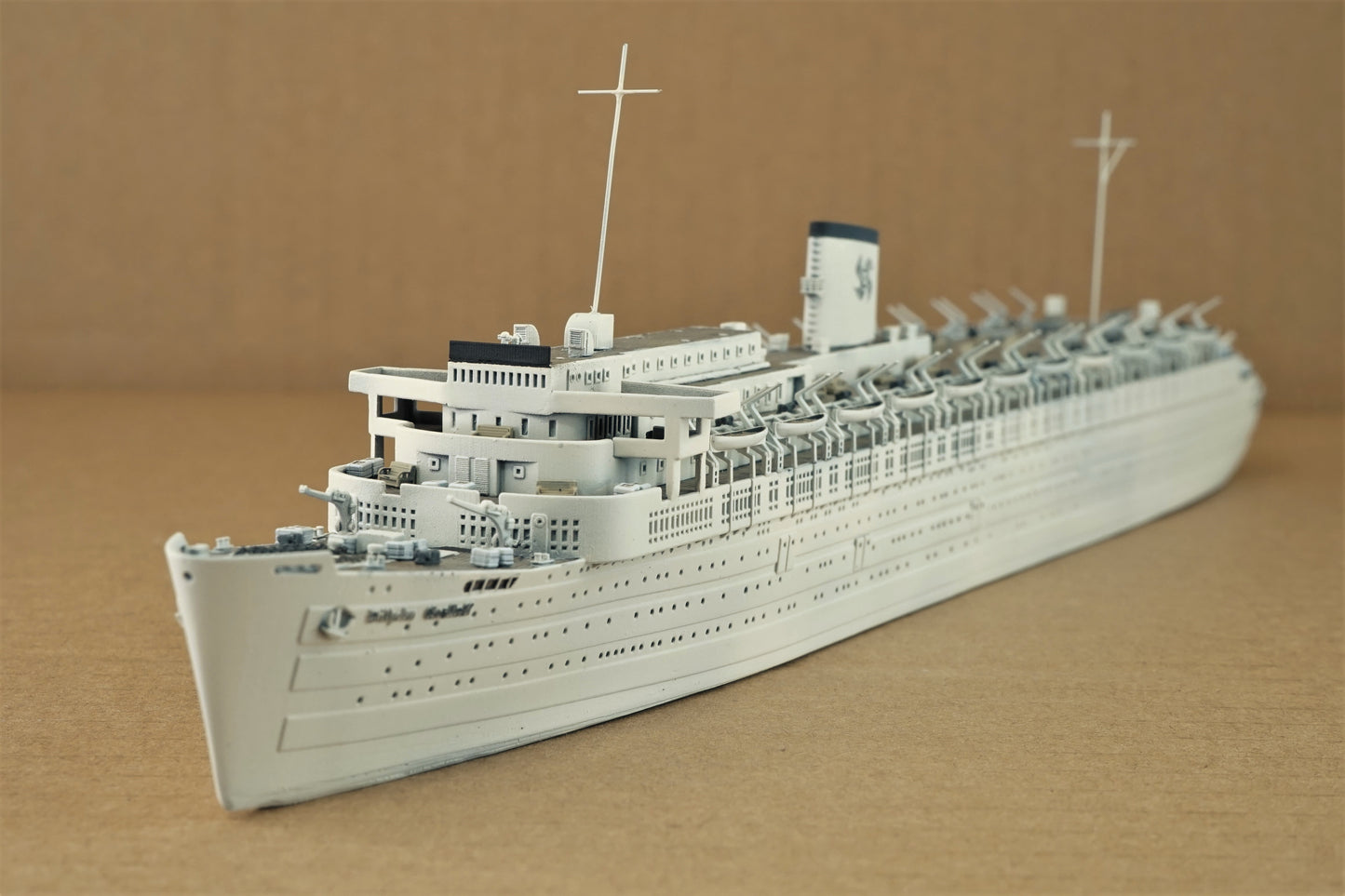 1:700 Wilhelm Gustloff, resin, 3D printed kit, Waterline, Full Hull