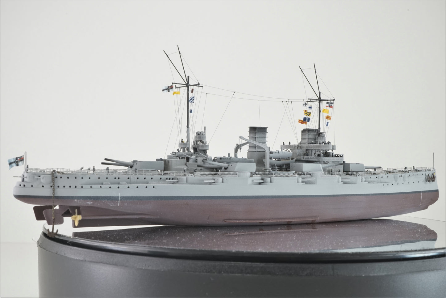 1:700 SMS Nassau, German battleship, WWI, resin, 3D printed kit, Waterline, Full Hull