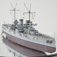 Load image into Gallery viewer, 1:700 SMS Nassau, German battleship, WWI, resin, 3D printed kit, Waterline, Full Hull
