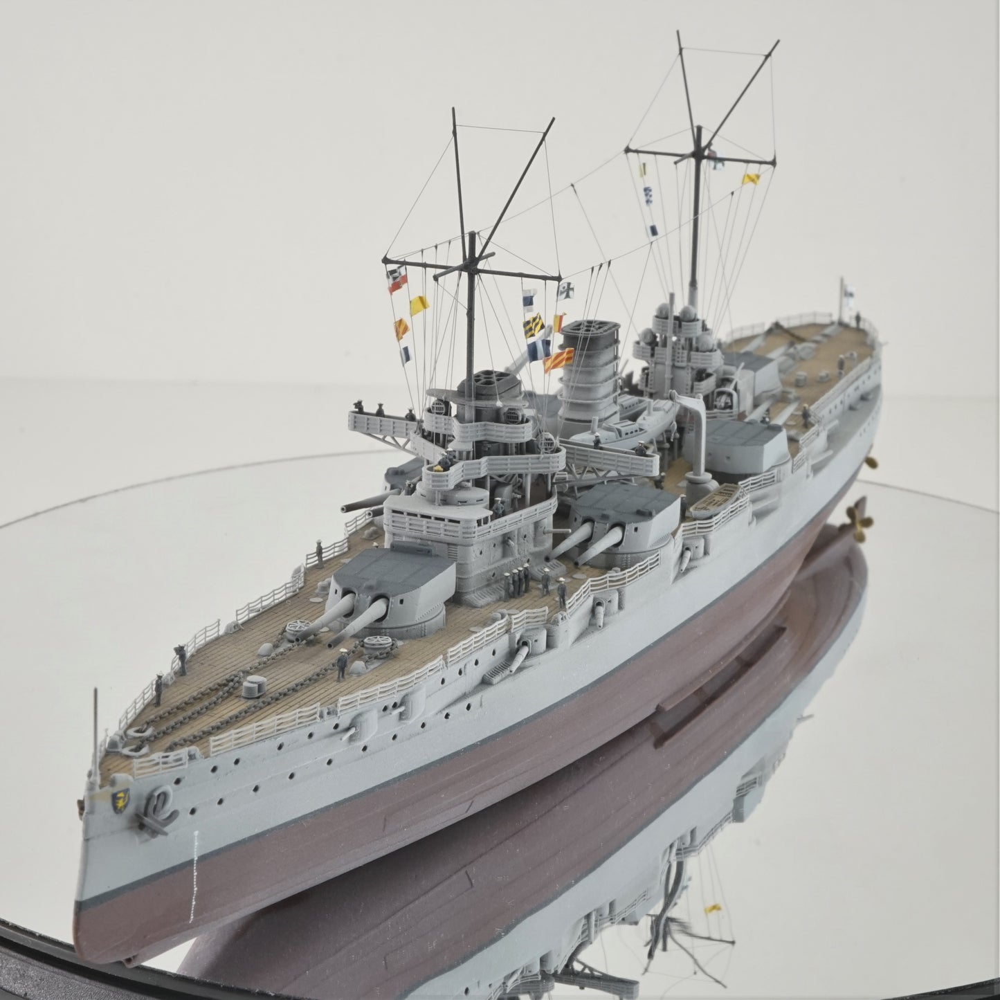 1:700 SMS Nassau, German battleship, WWI, resin, 3D printed kit, Waterline, Full Hull