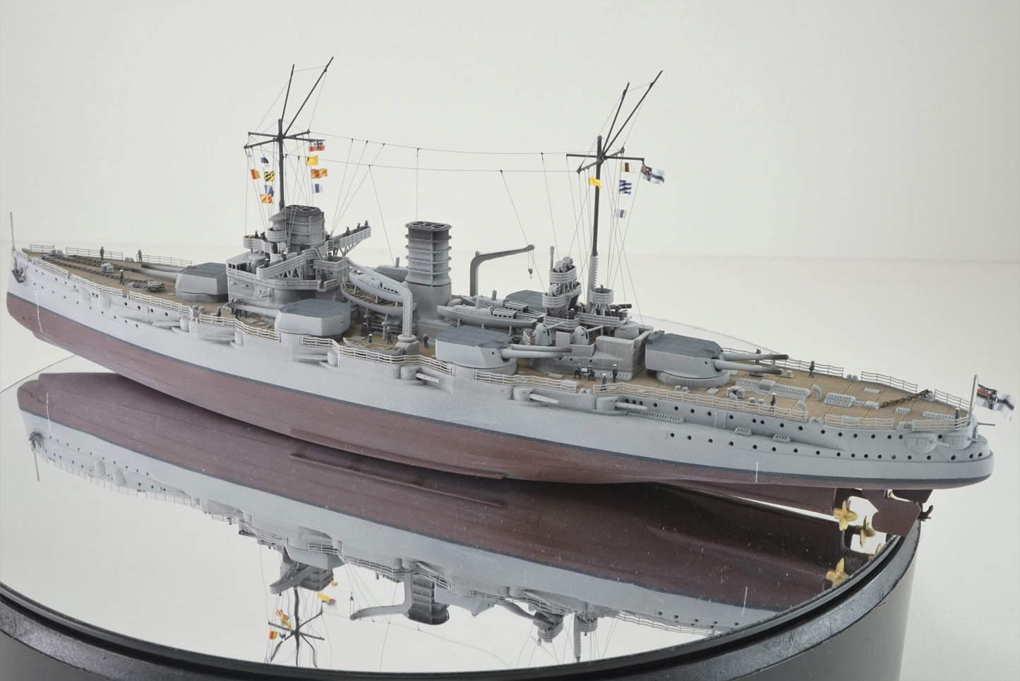 1:700 SMS Nassau, German battleship, WWI, resin, 3D printed kit, Waterline, Full Hull