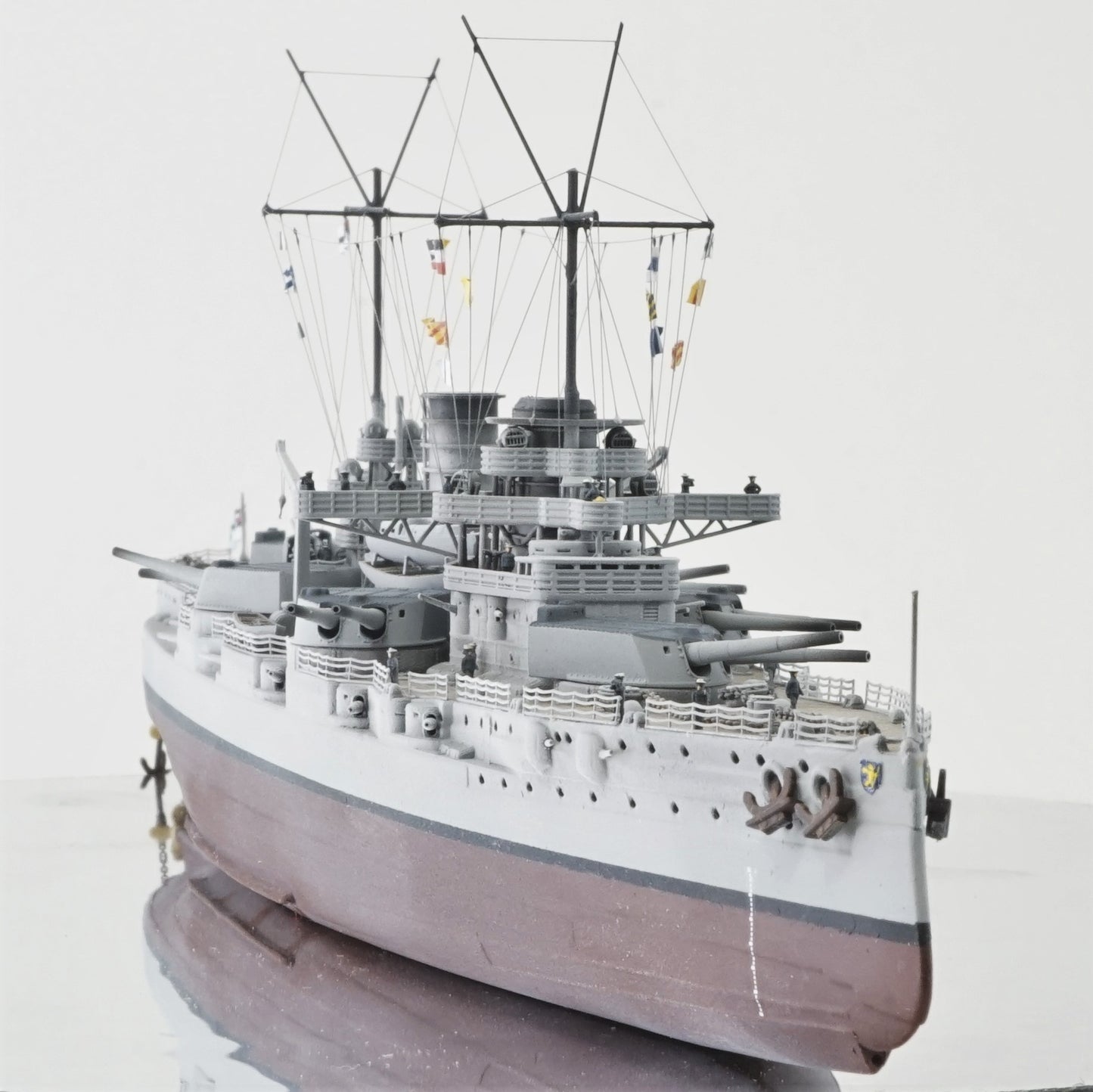 1:700 SMS Nassau, German battleship, WWI, resin, 3D printed kit, Waterline, Full Hull