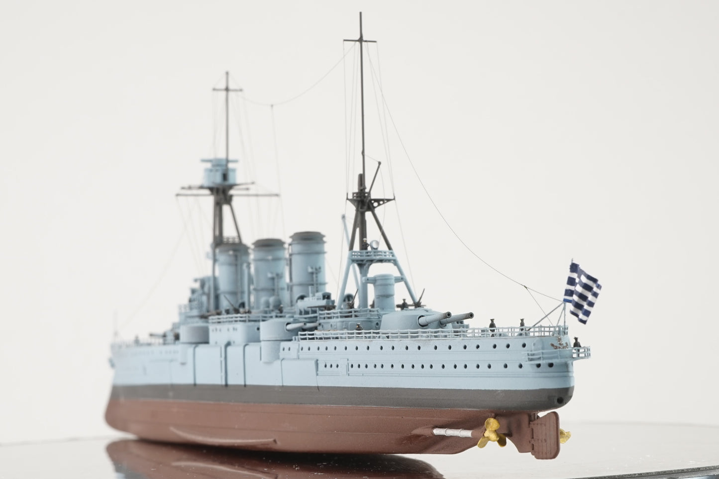 1:700 Greek cruiser Georgios Averoff, 1914, 1943, RHN Georgios Averof, Hellenic Navy, Γεώργιος Αβέρωφ θωρακισμένο καταδρομικό, Georgios Averoff