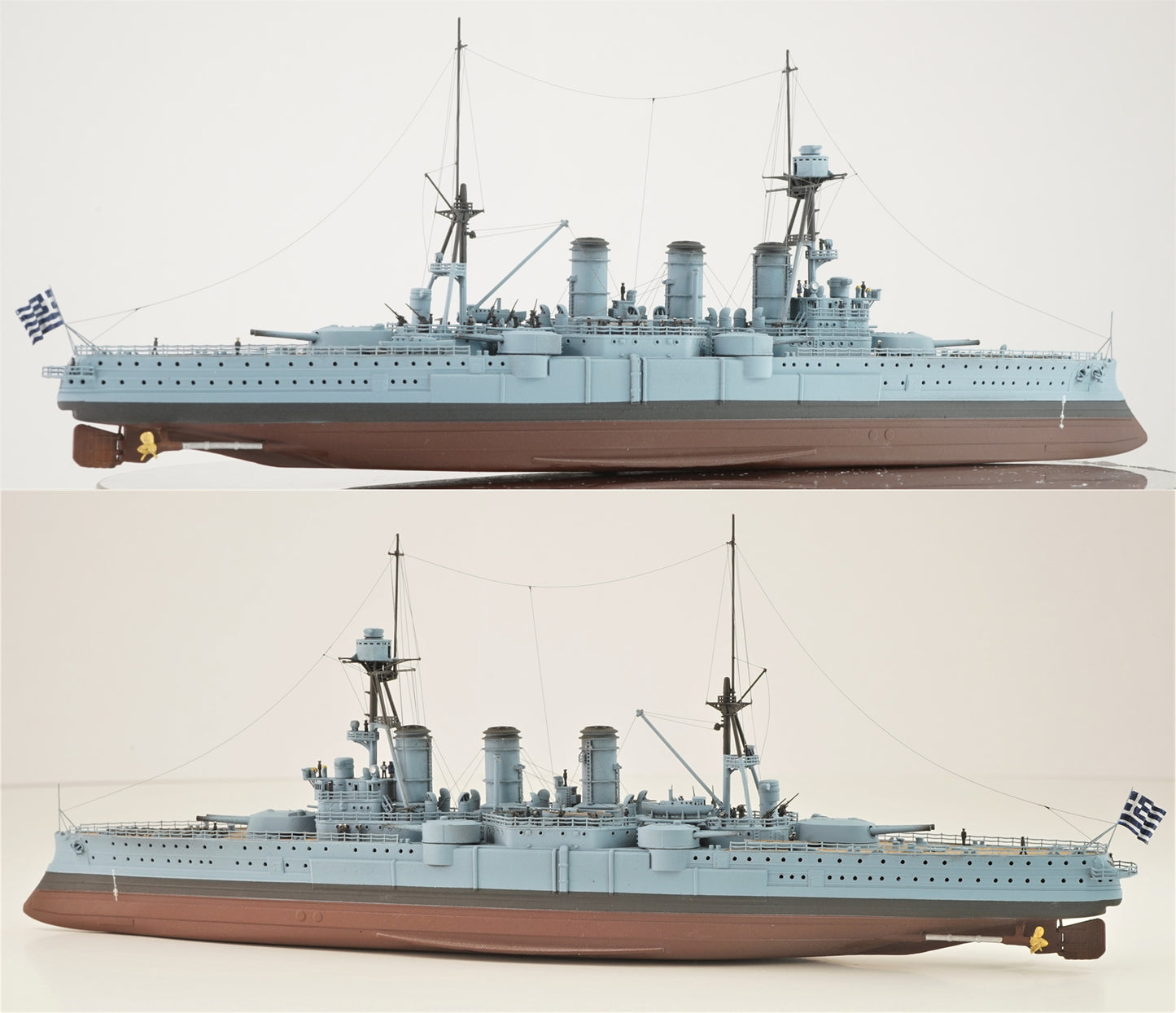 1:700 Greek cruiser Georgios Averoff, 1914, 1943, RHN Georgios Averof, Hellenic Navy, Γεώργιος Αβέρωφ θωρακισμένο καταδρομικό, Georgios Averoff