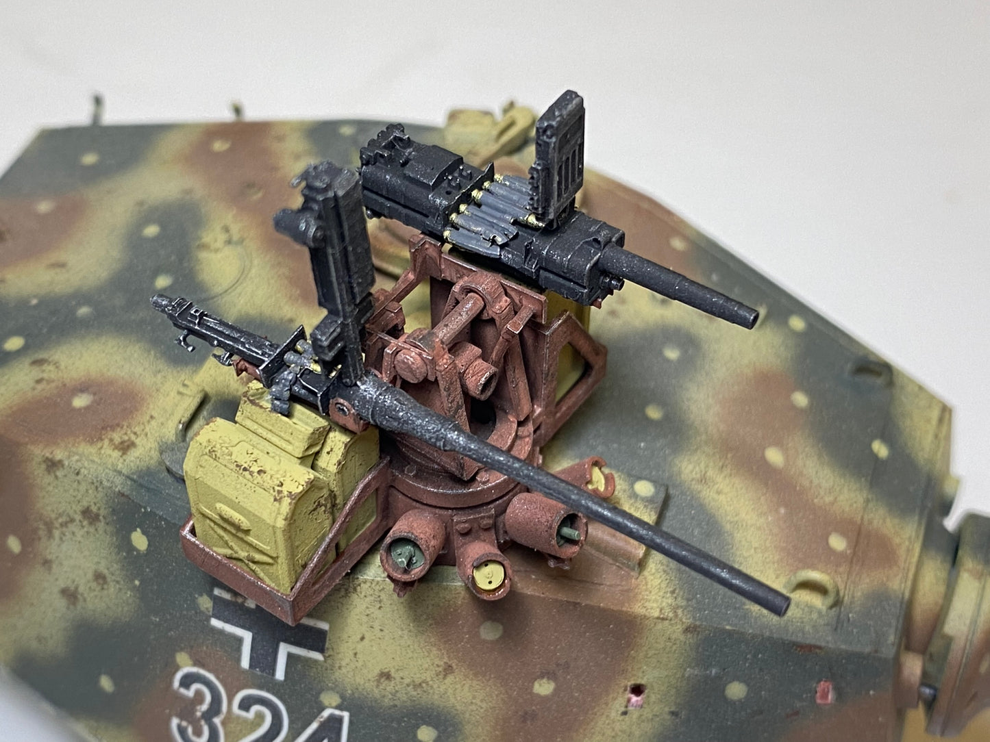 1:35 German Weapon station, MK108, MG151, 3D printed, WWII, What if