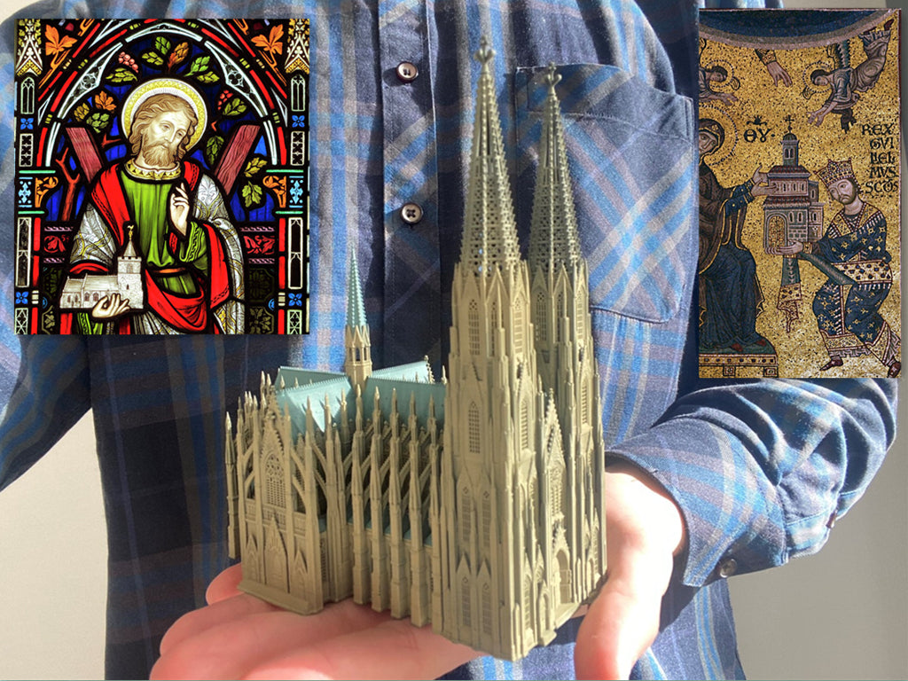 1:1000, 1:1250 Köln Dom, cologne cathedral, 3D printed kit, luck collector, assembly is not needed, Glückssammler, montage ist nicht erforderlich