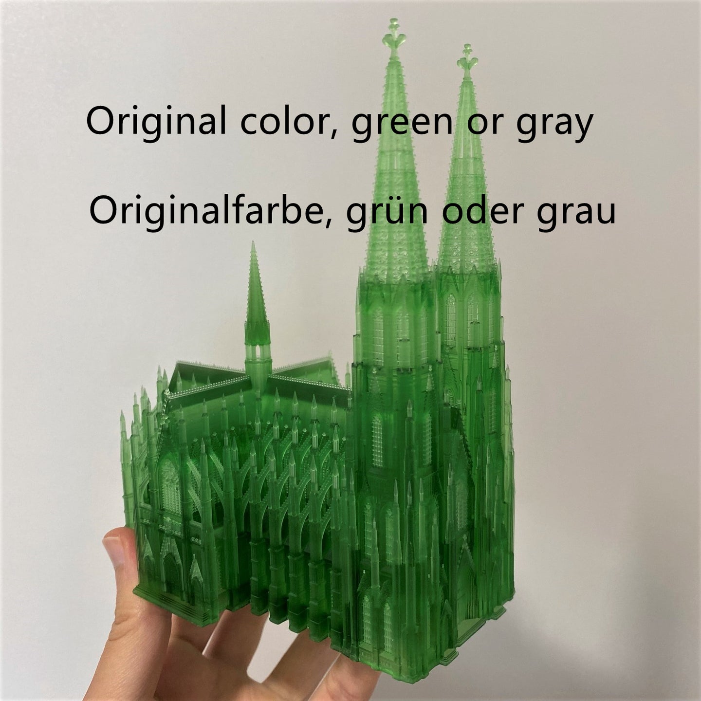 1:1000 Köln Dom, cologne cathedral, 3D printed kit, luck collector, assembly is not needed, Glückssammler, montage ist nicht erforderlich