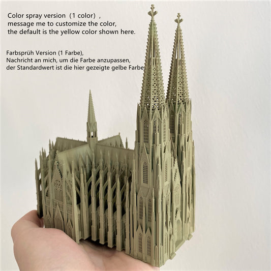 1:1000, 1:1250 Köln Dom, cologne cathedral, 3D printed kit, luck collector, assembly is not needed, Glückssammler, montage ist nicht erforderlich