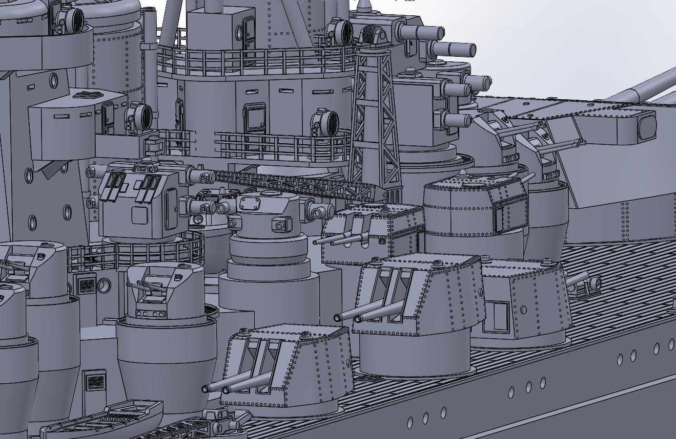 1:700 Project 23 battleship, Sovetsky Soyuz resin, 3D printed kit, Waterline, Full Hull