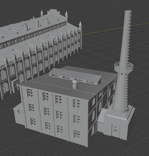 Load image into Gallery viewer, 1:700 Factory building, old factory, 1:700 Fabrik
